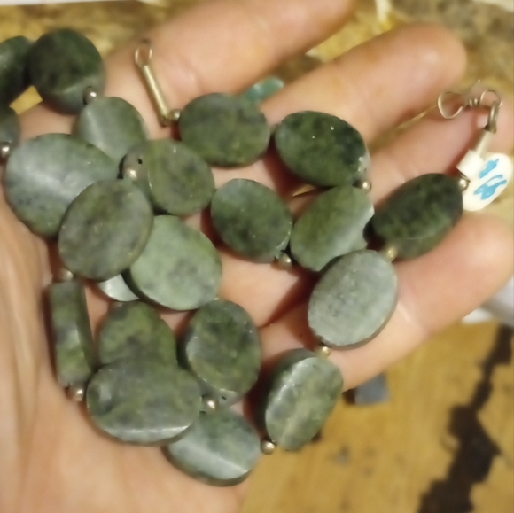 Amazonite 3 strand lot 925 Bali sterling - Picture 8 of 15